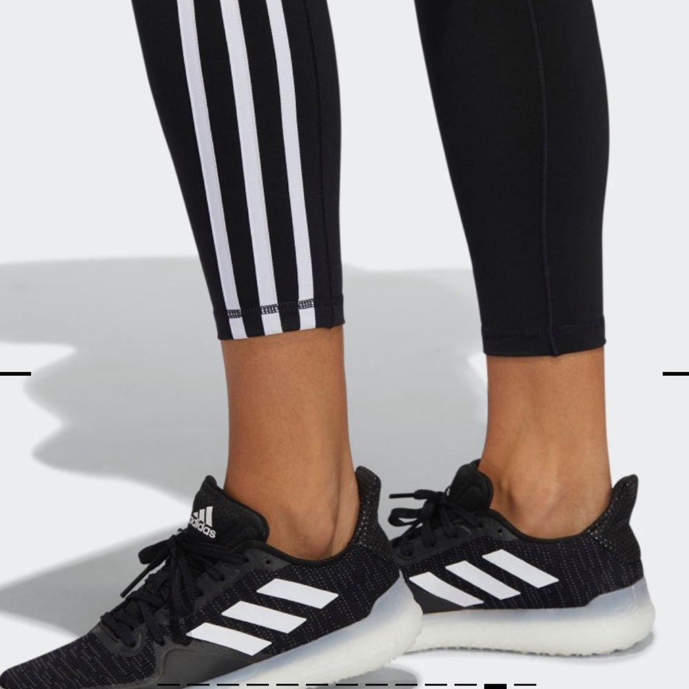ADIDAS LEGGINGS TREFOIL BLACK/WHITE LEGGINGS - Picture 6 of 14